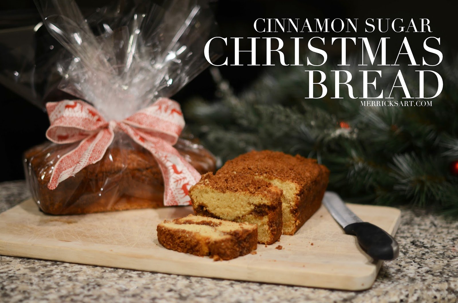Christmas Bread Cinnamon Sugar