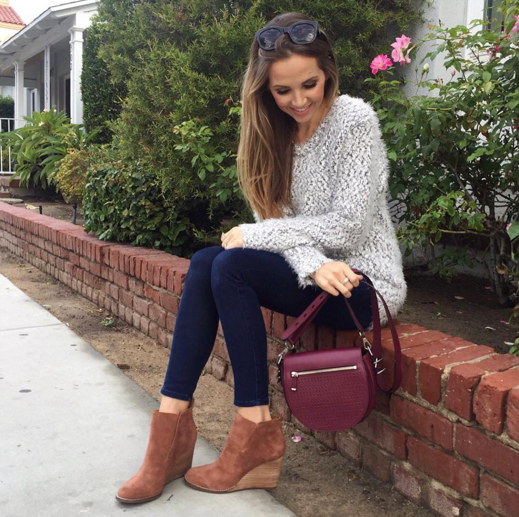 Merrick's Art Nordstrom Rack Sweater and Wedge Boots