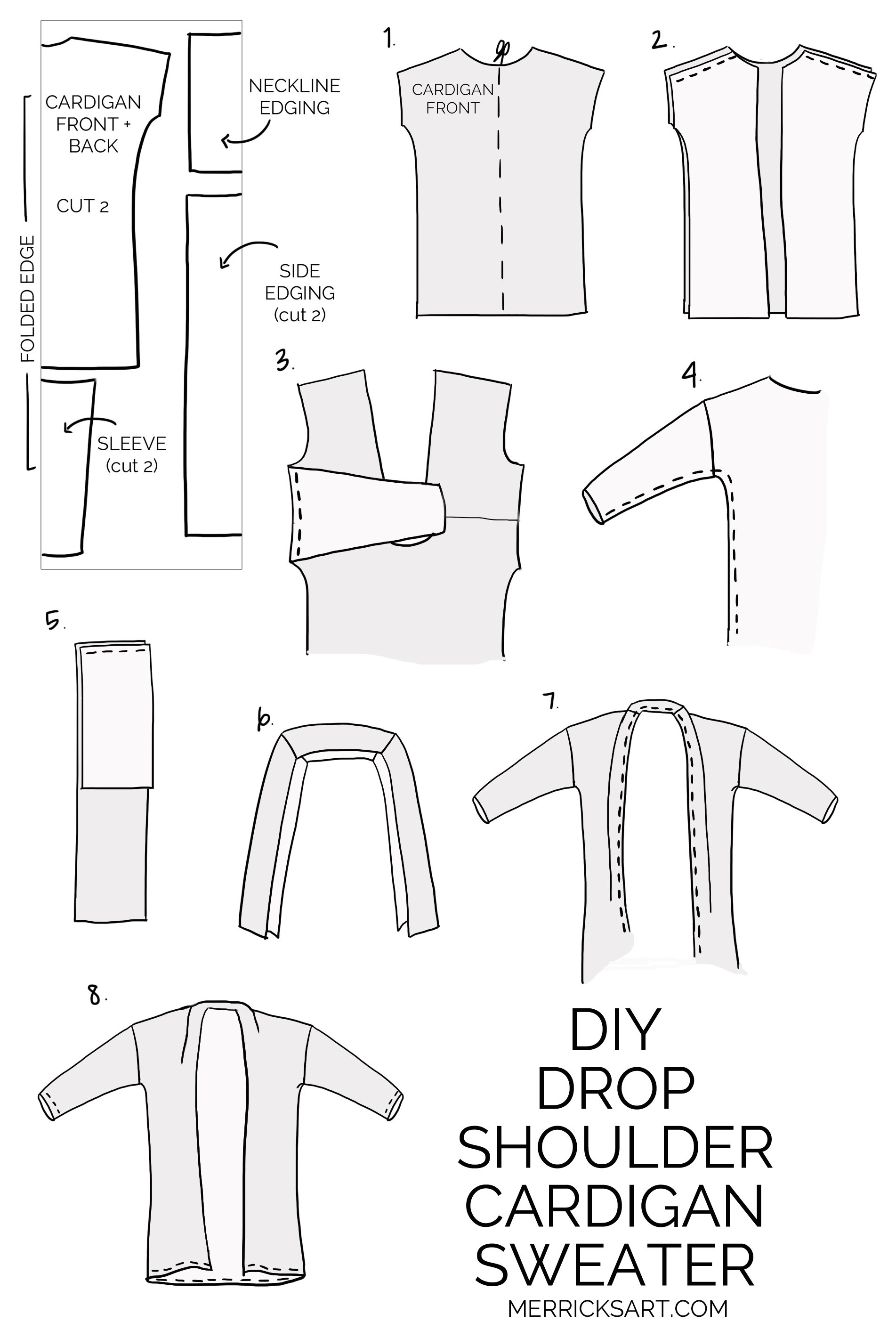 DIY Cardigan Sweater