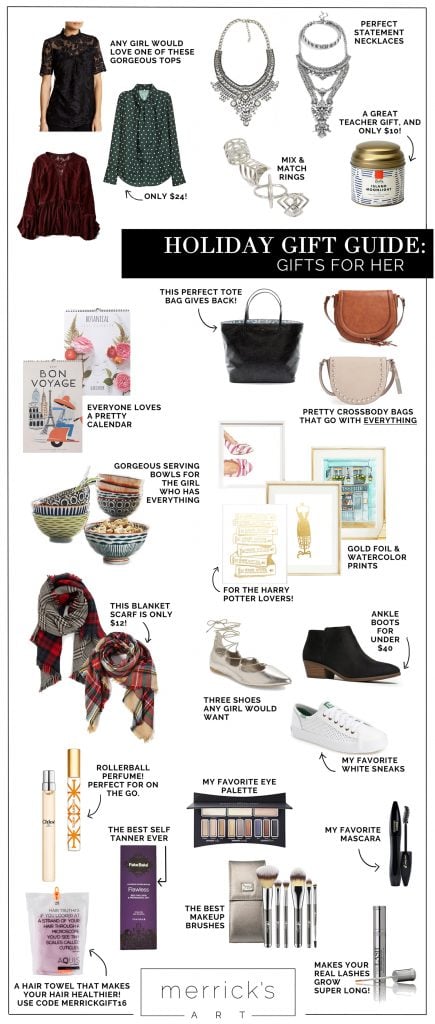 Merrick's Art Holiday Gift Guide - Gifts for Her