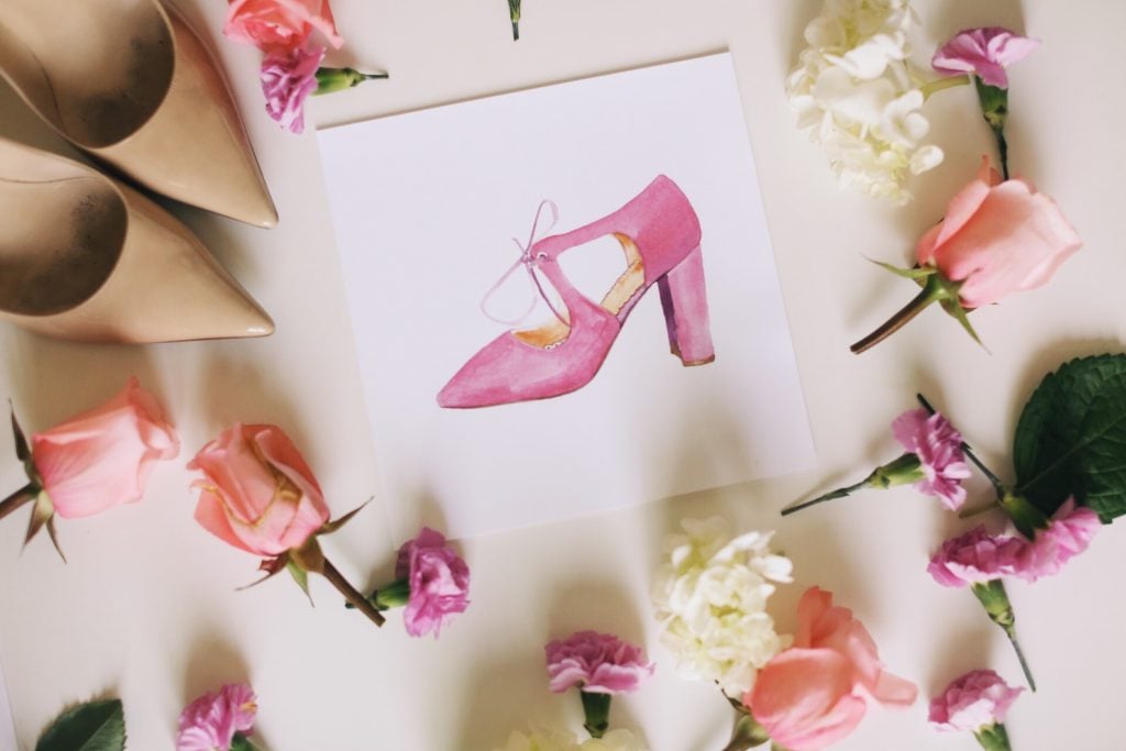 Merrick's Art Pink Shoe Bella Adelle Co