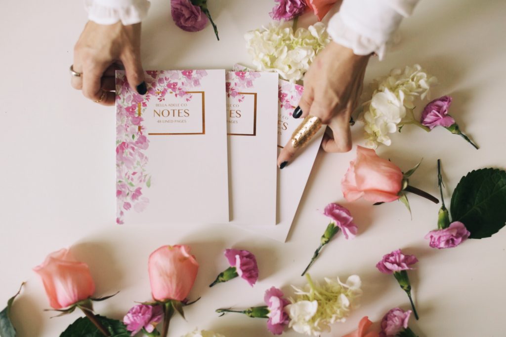 Merrick's Art bougainvillea notebooks