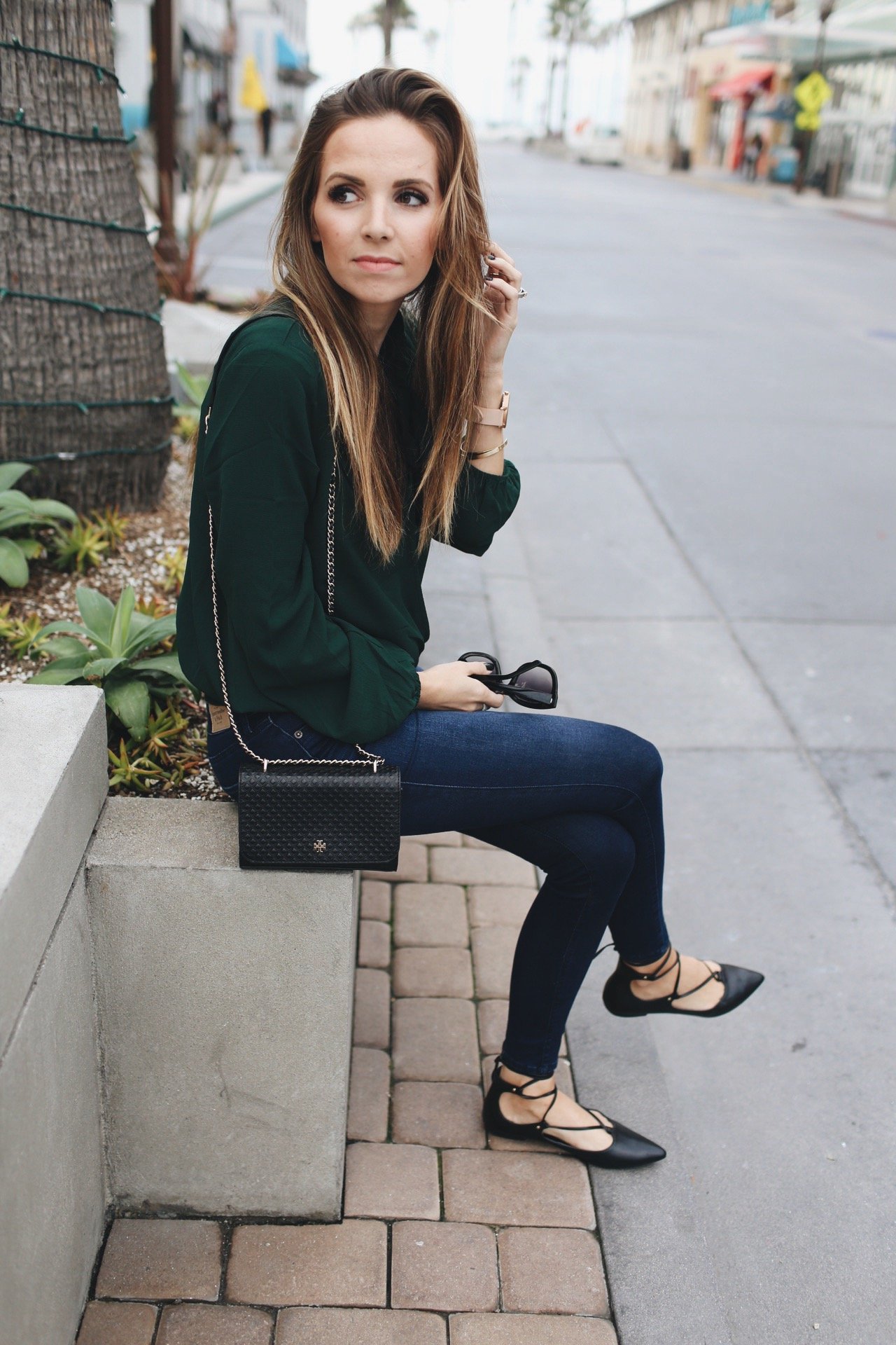 Merrick's Art | Black Lace Up Flats