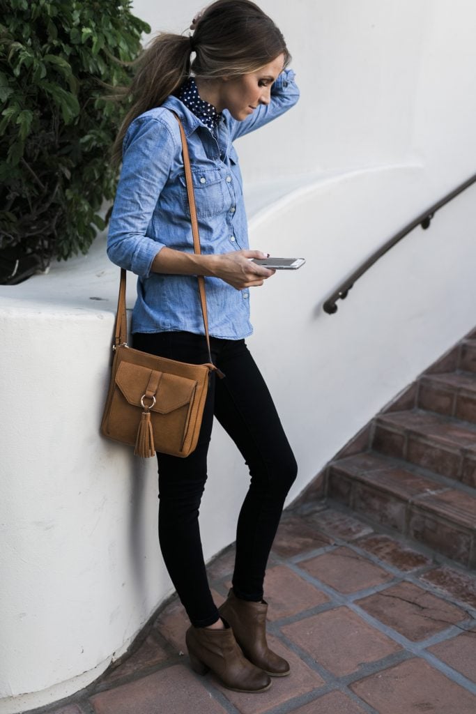 chambray-and-black