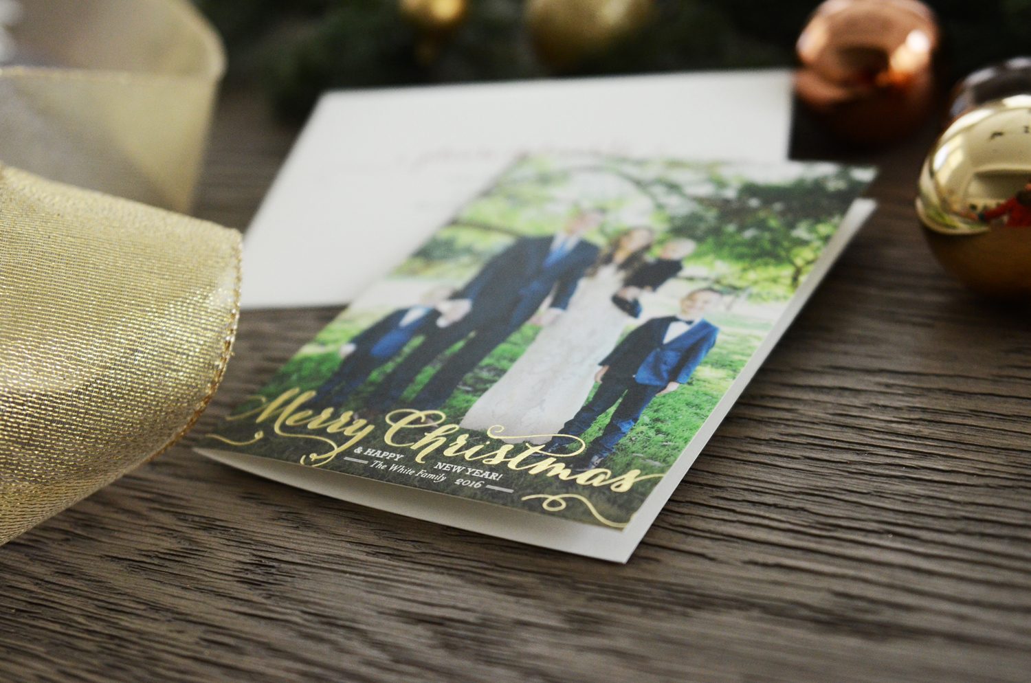 Merrick's Art Gold Foil Christmas Cards