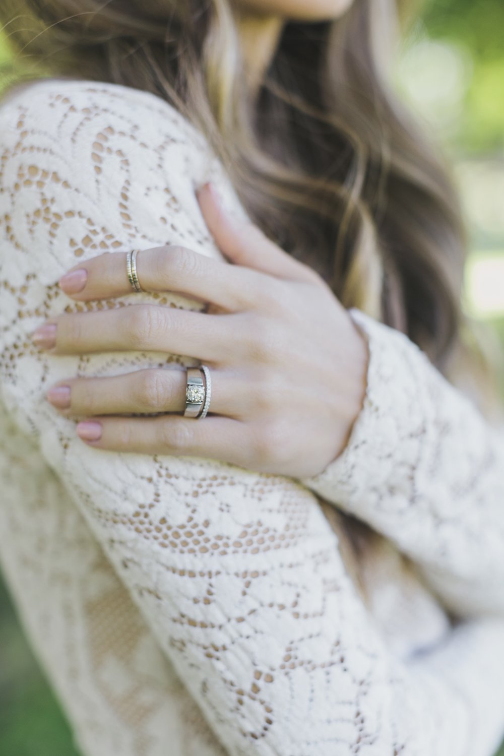 Merrick's Art Vera Wang Diamond Band via Jared