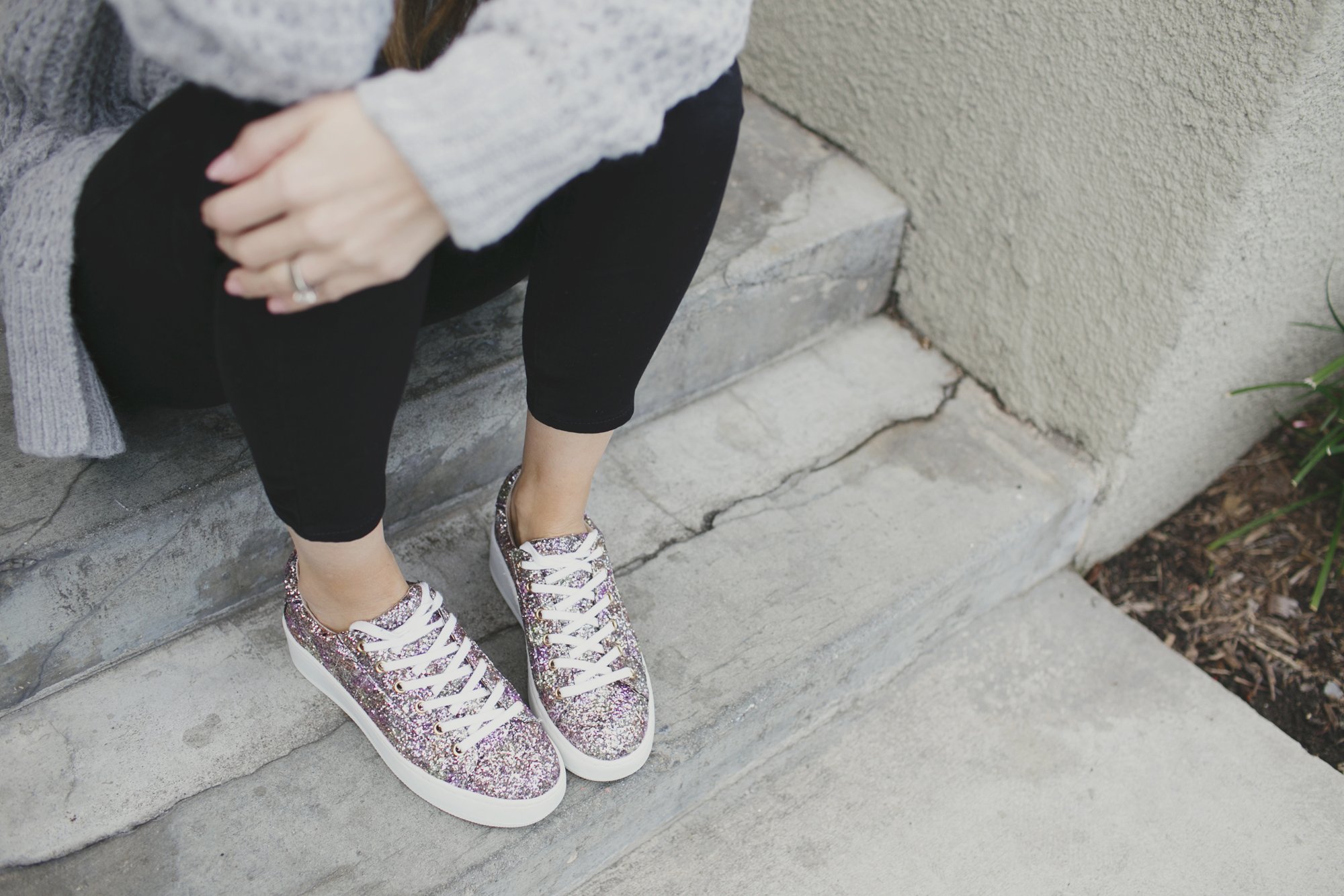 Merrick's Art Steve Madden Sparkle Sneakers
