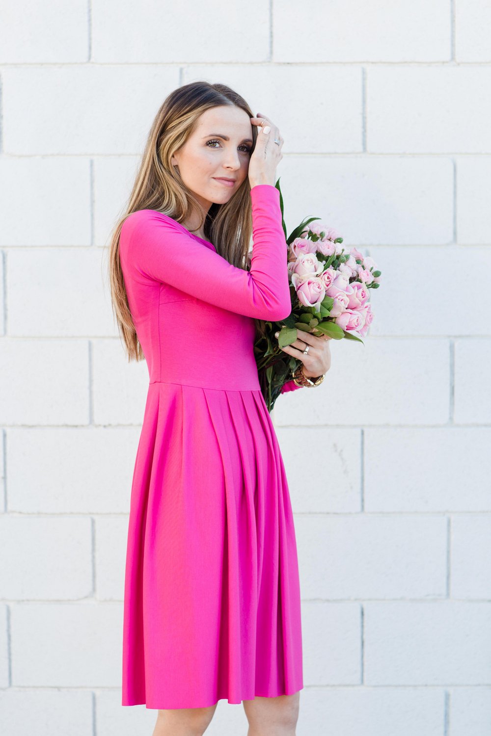 Merrick's Art Knife Pleat Dress