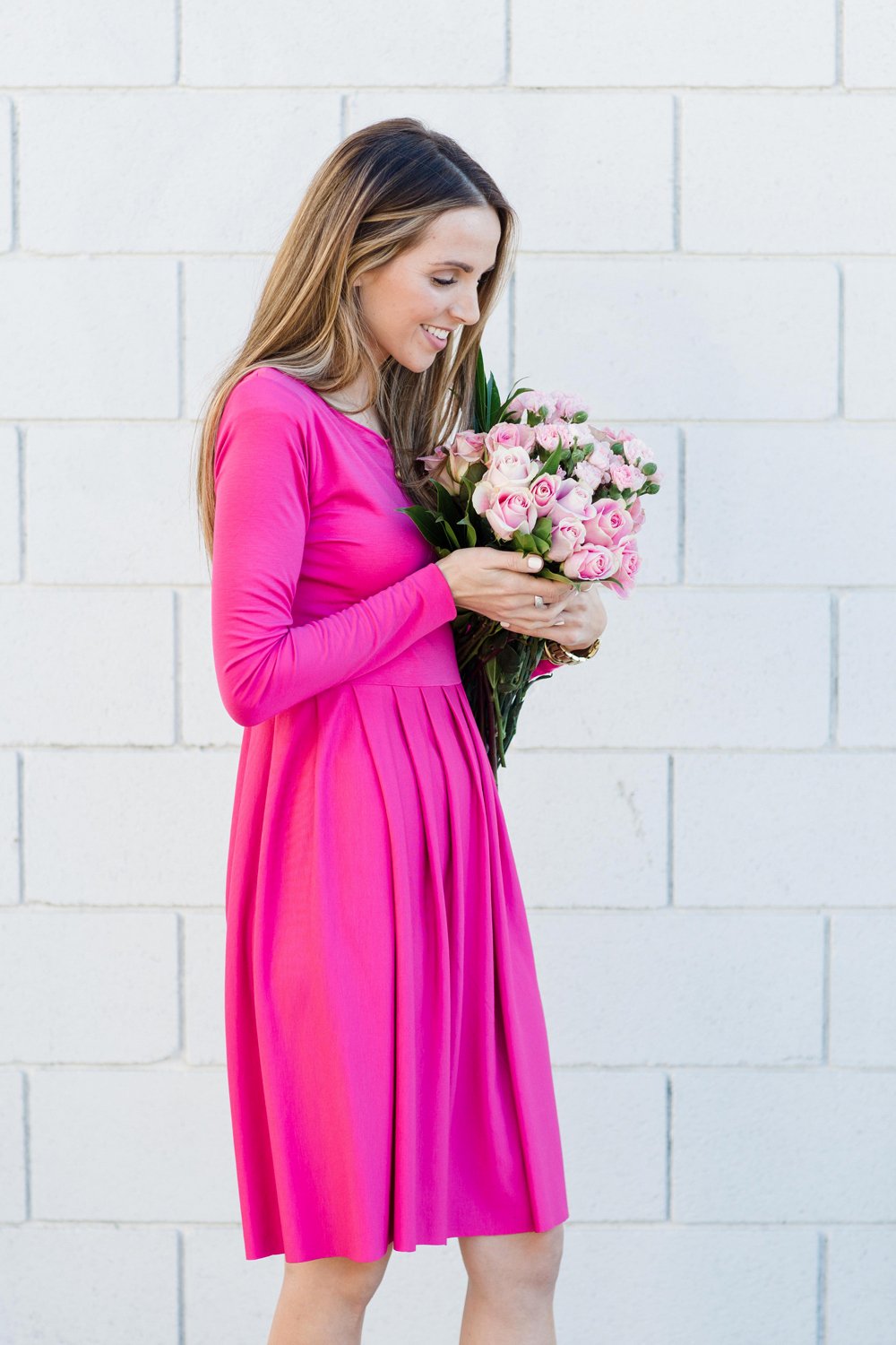 Merrick's Art Knife Pleated Dress