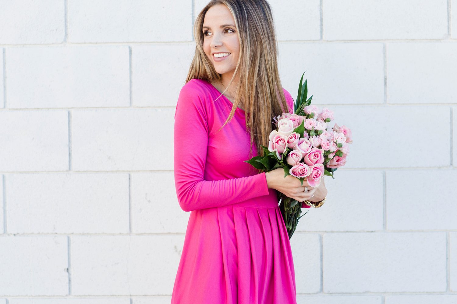 Merrick's Art Pink Valentine's Day Dress