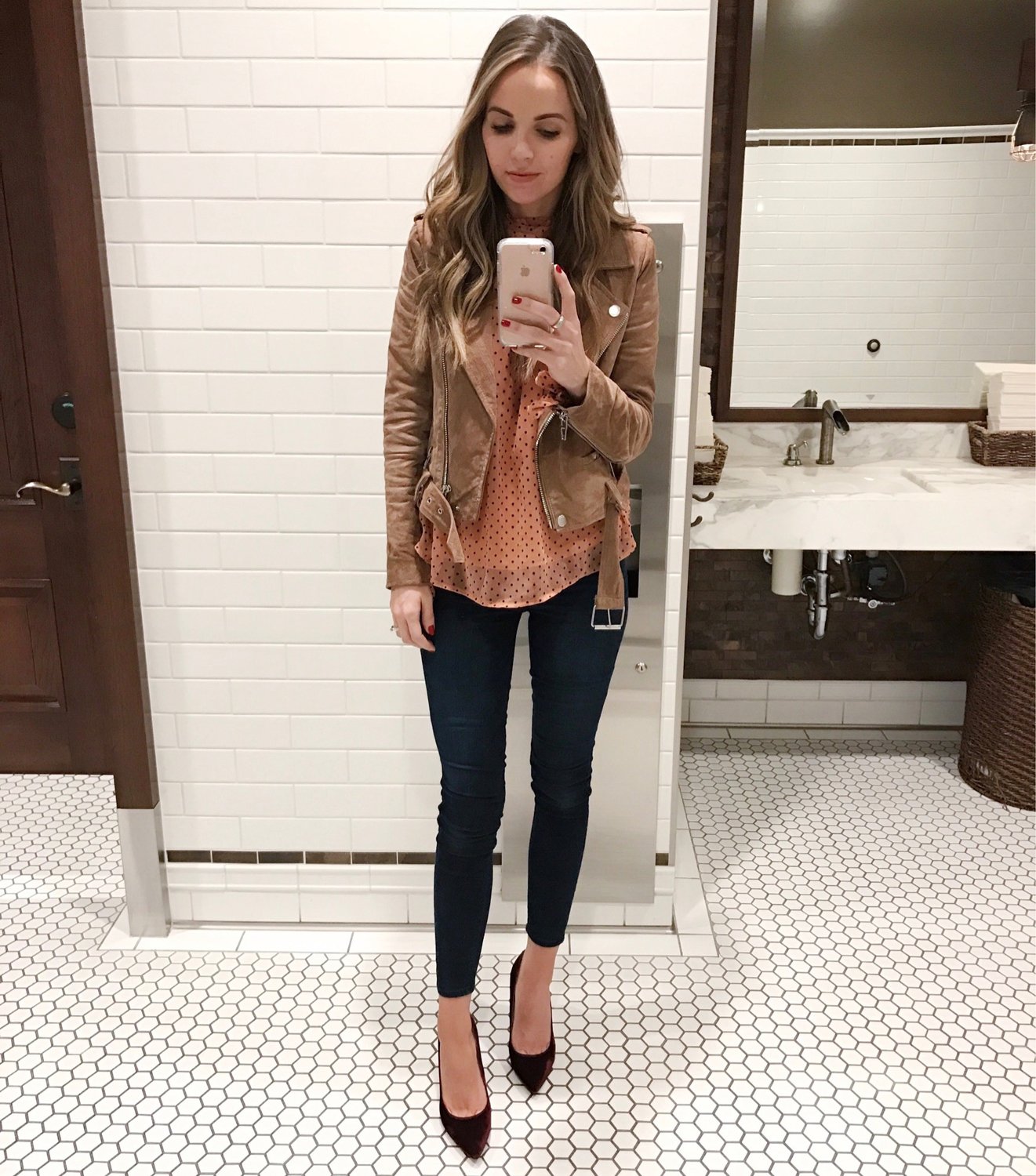 Merrick's Art Blush and Suede Blank NYC Jacket