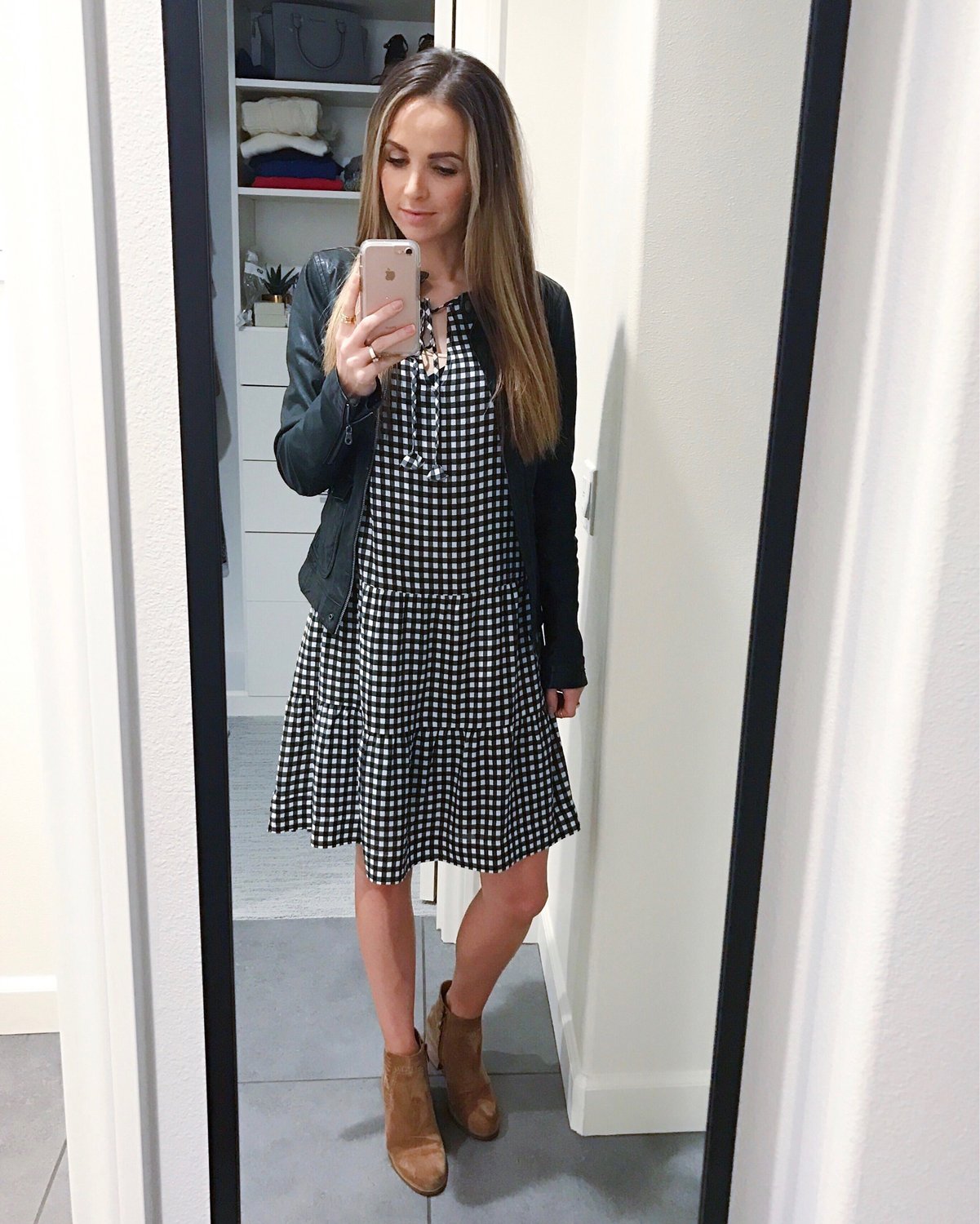 Merrick's Art Gingham and Leather