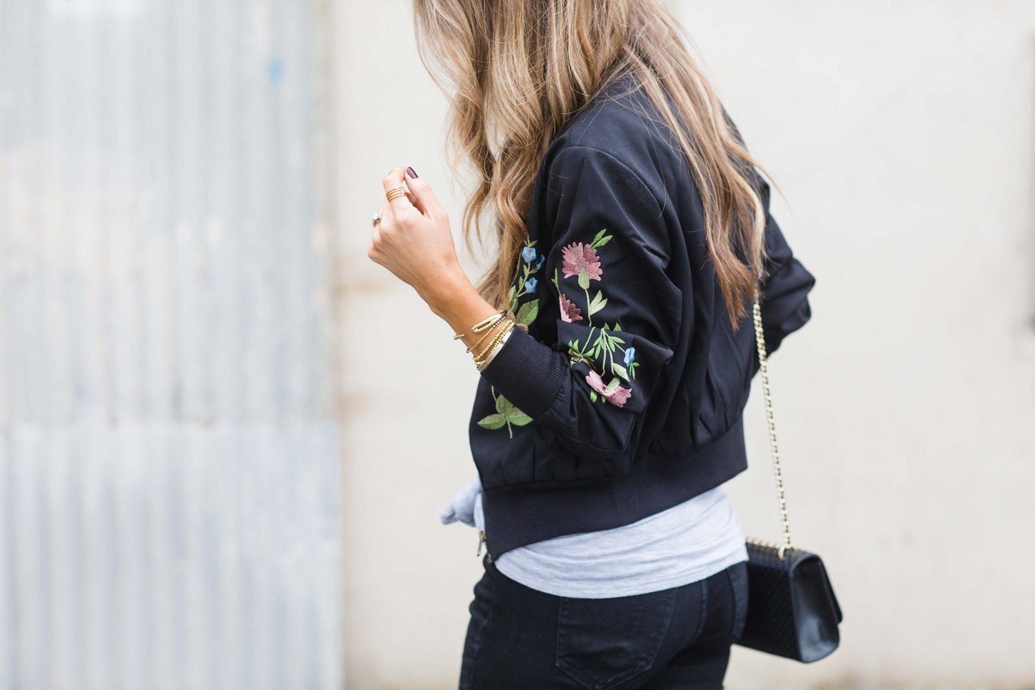 Merrick's Art Floral Bomber Jacket