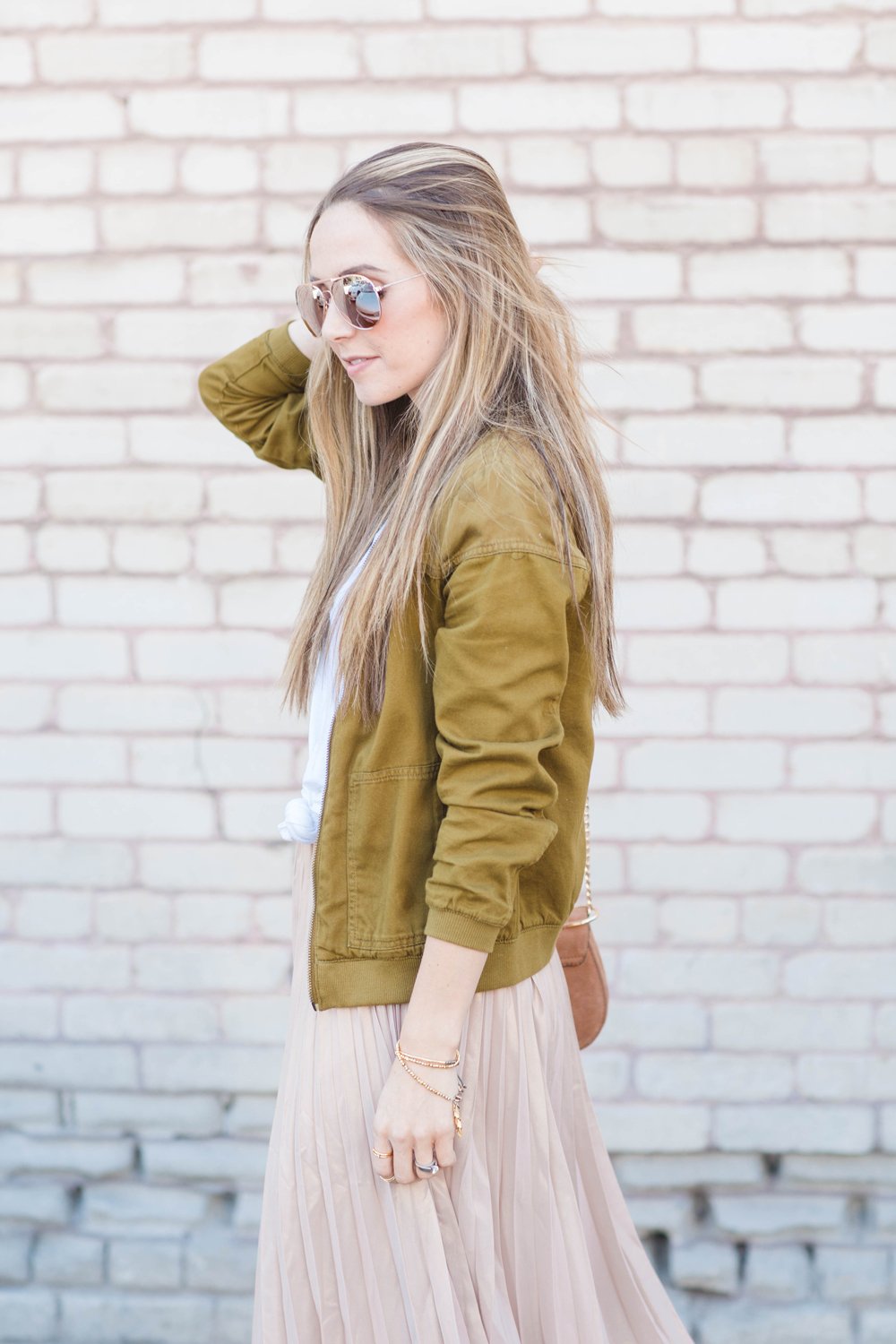 Merrick's Art Olive Bomber Jacket