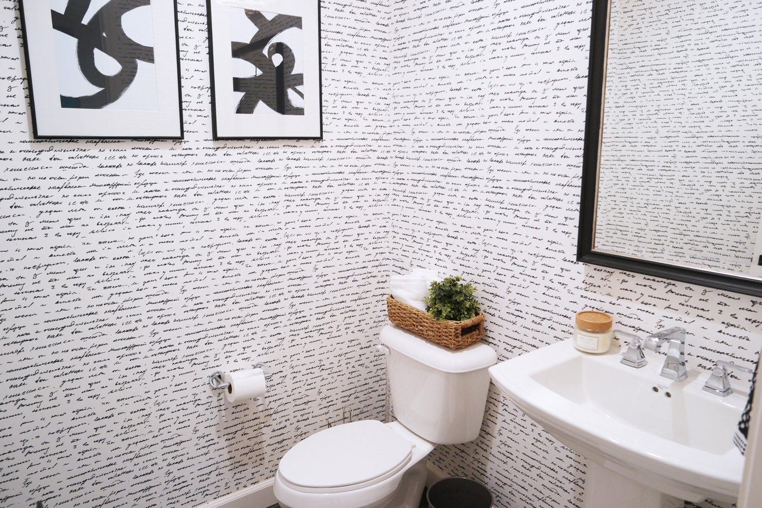 Merrick's Art Walls Need Love Powder Room