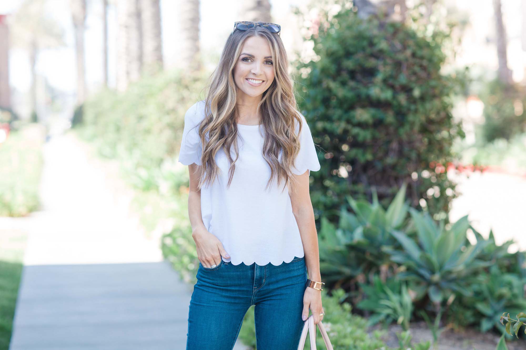 Merrick's Art Scalloped Tee