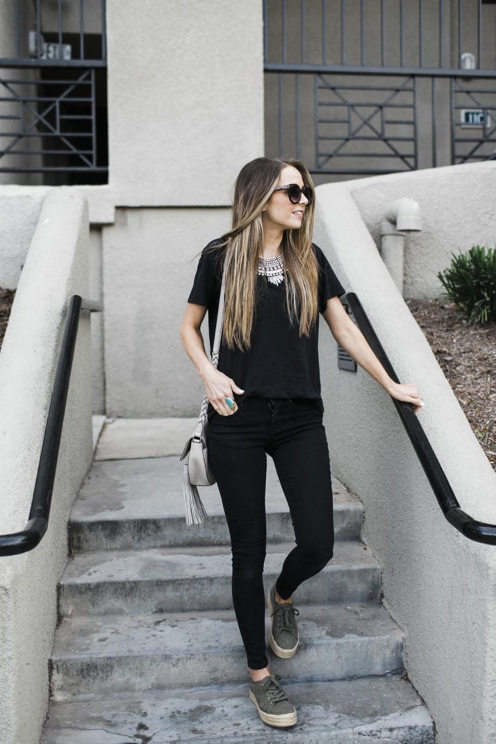 Merrick's Art | All Black with a Statement Necklace