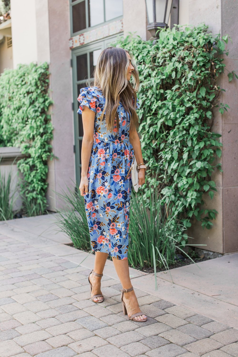 Merrick's Art Floral Midi Dress with Fabric from Rifle Paper Co