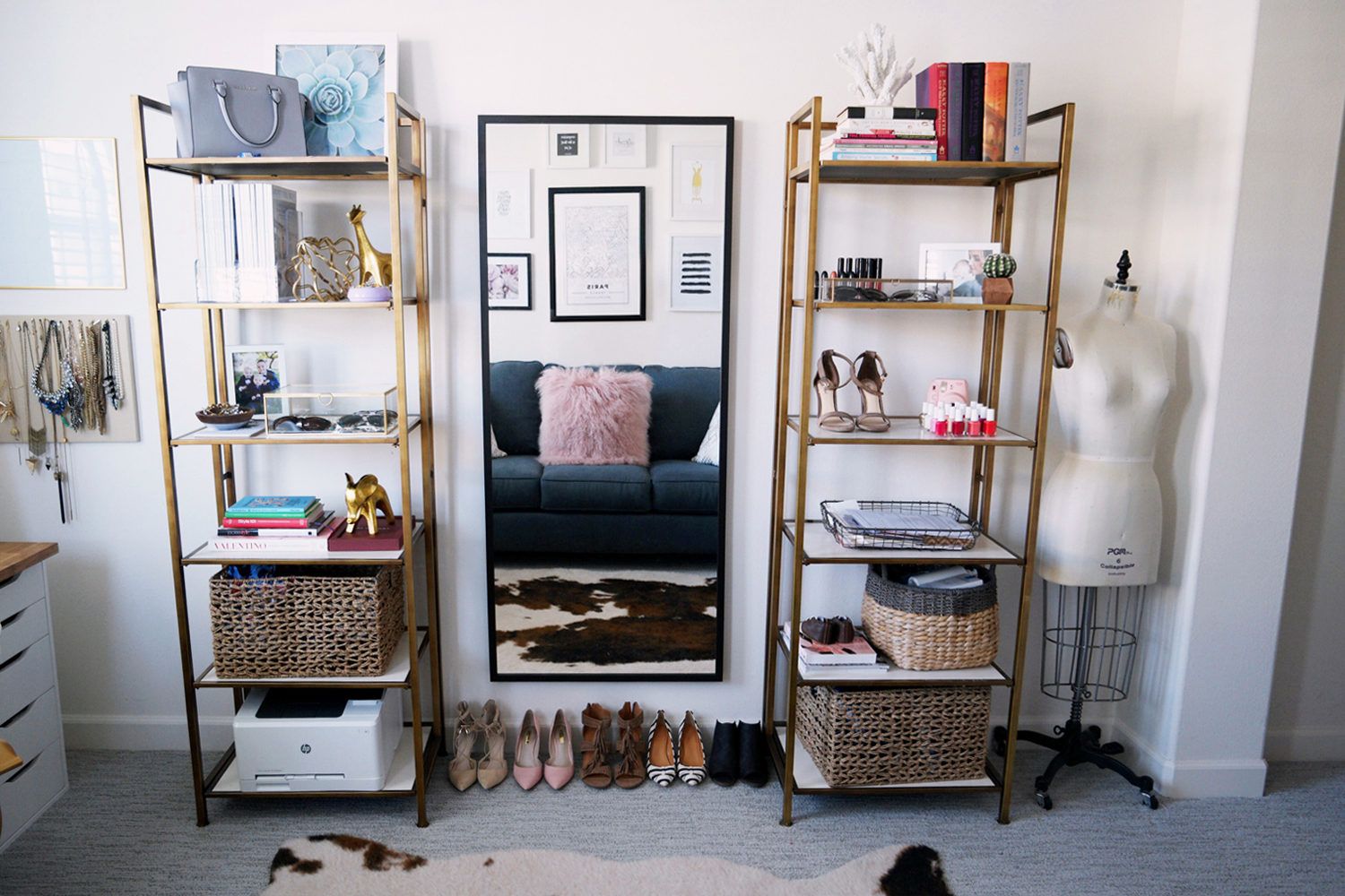 Merrick's Art Home Office Bookshelves