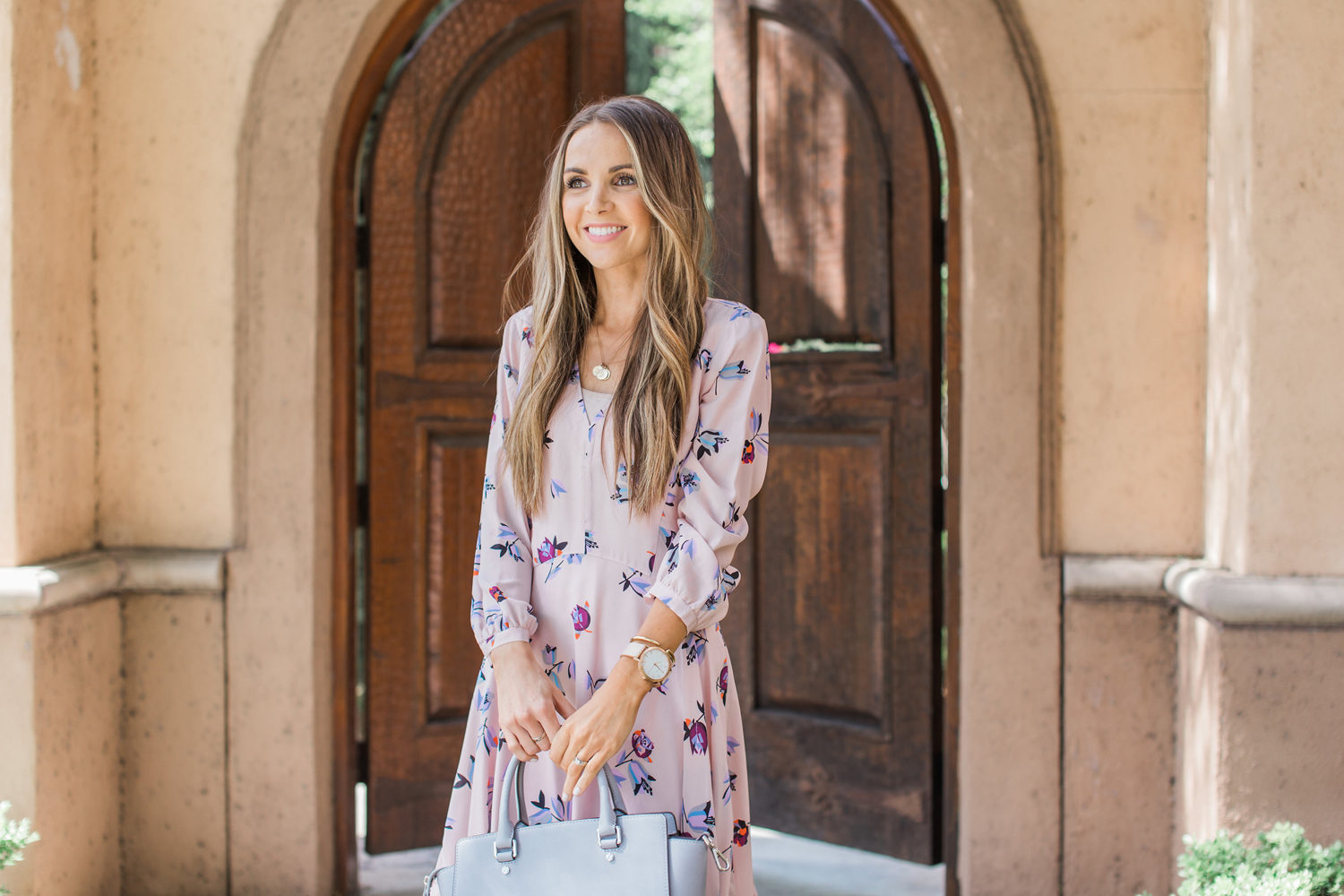 Merrick's Art | Pink Floral Dress