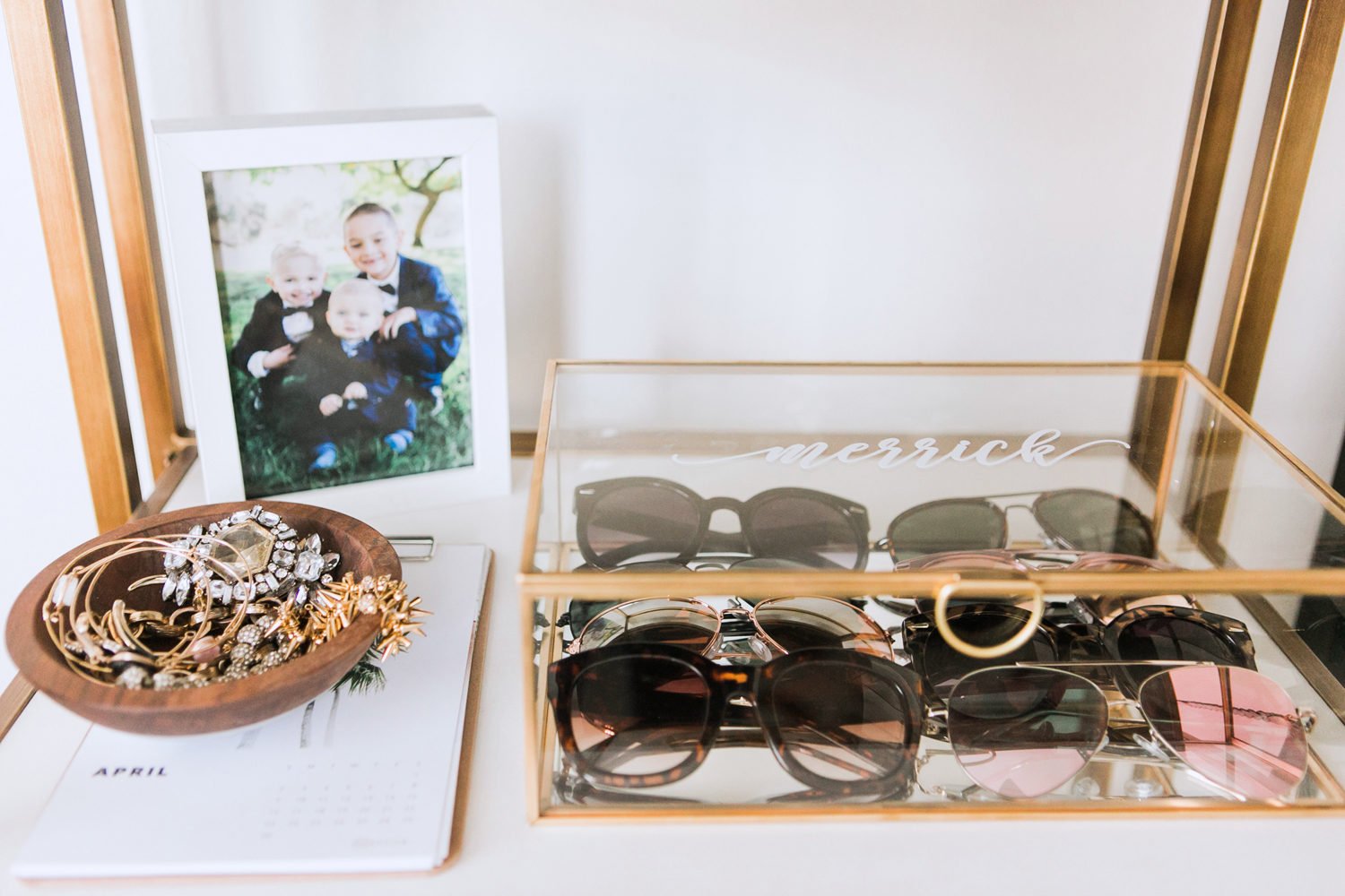 Merrick's Art Sugar and Chic Personalized Glass Box