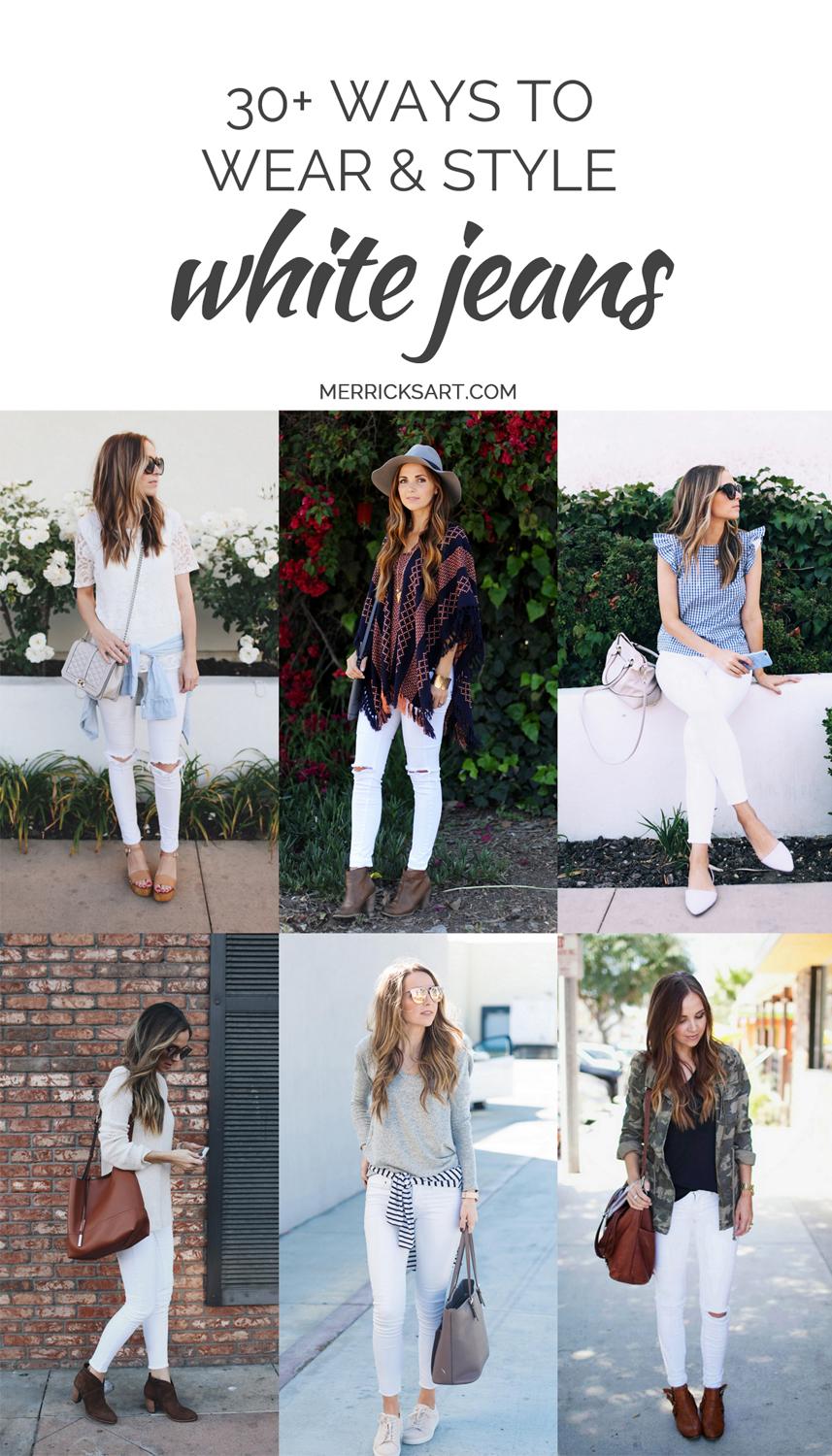 Merrick's Art | Wear + Style White Jeans
