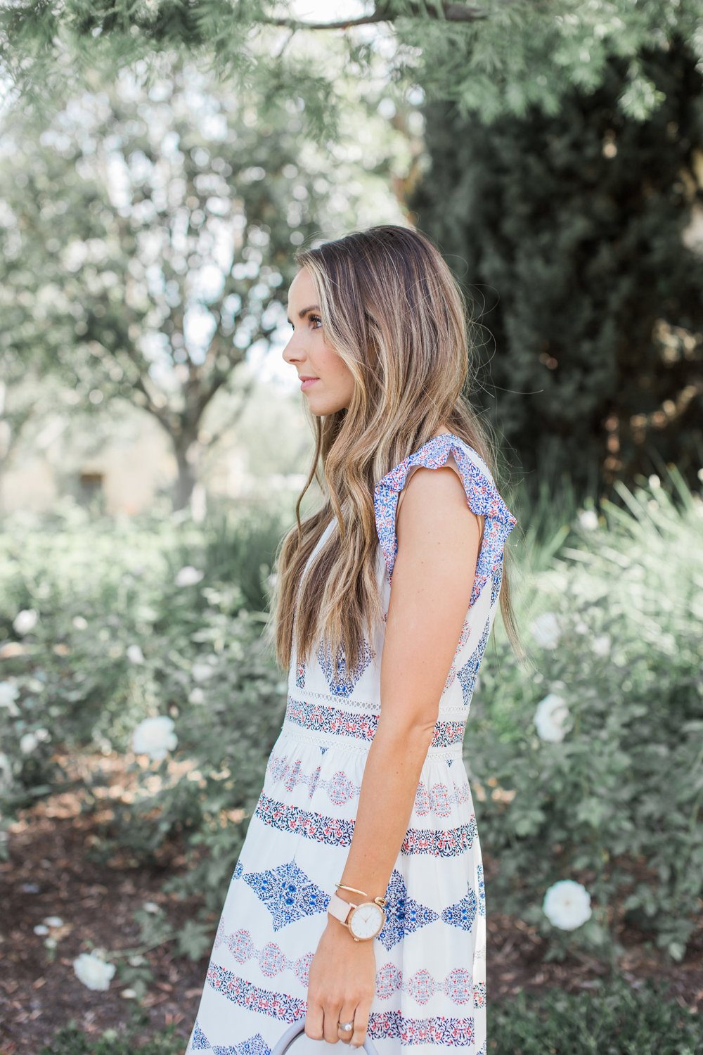 Merrick's Art Flutter Sleeve Dress Loft