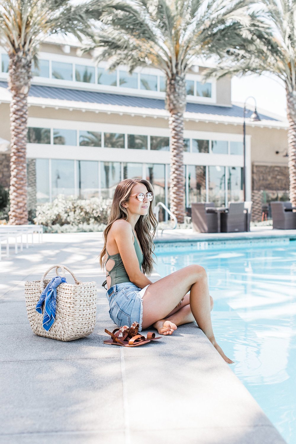 Merrick's Art | Olive Green One Piece Under $40