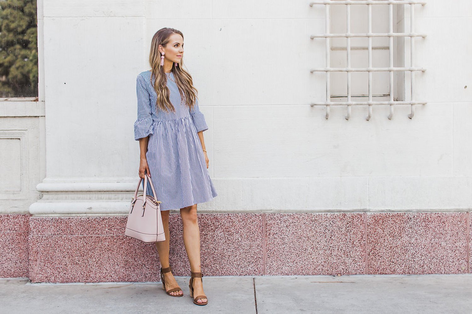 Merrick's Art Striped Blue Dress