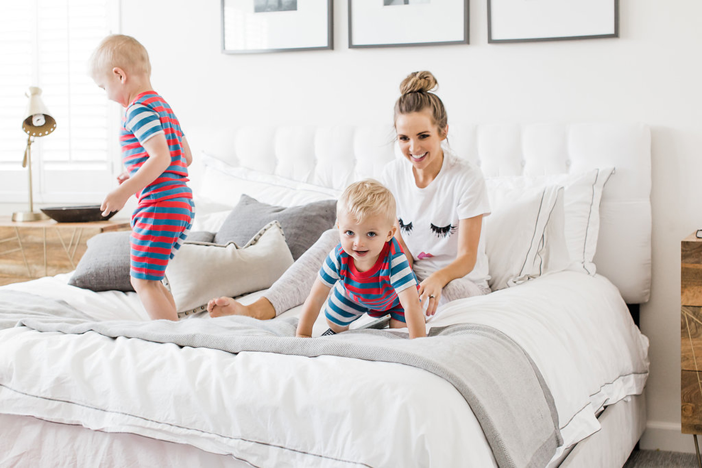 Merrick's Art Babies on the Bed