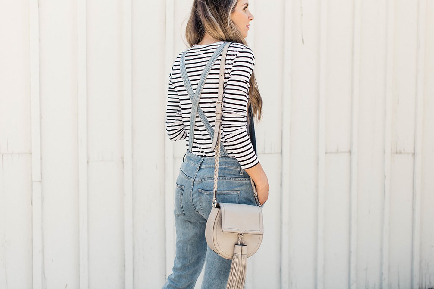 Merrick's Art Cross Back Striped Tee