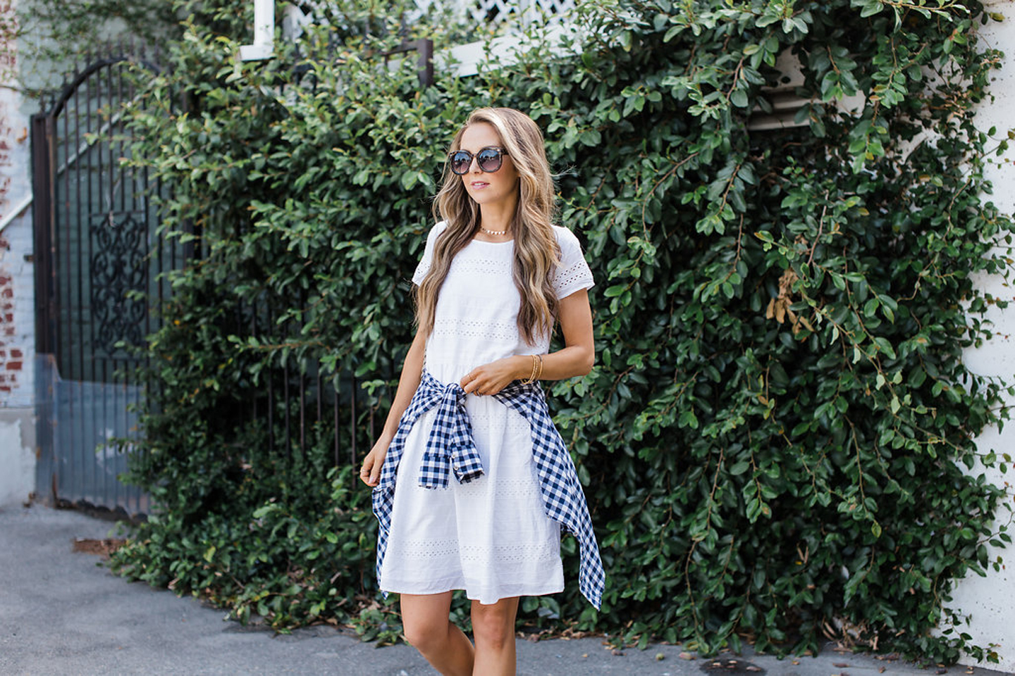 gingham shirt