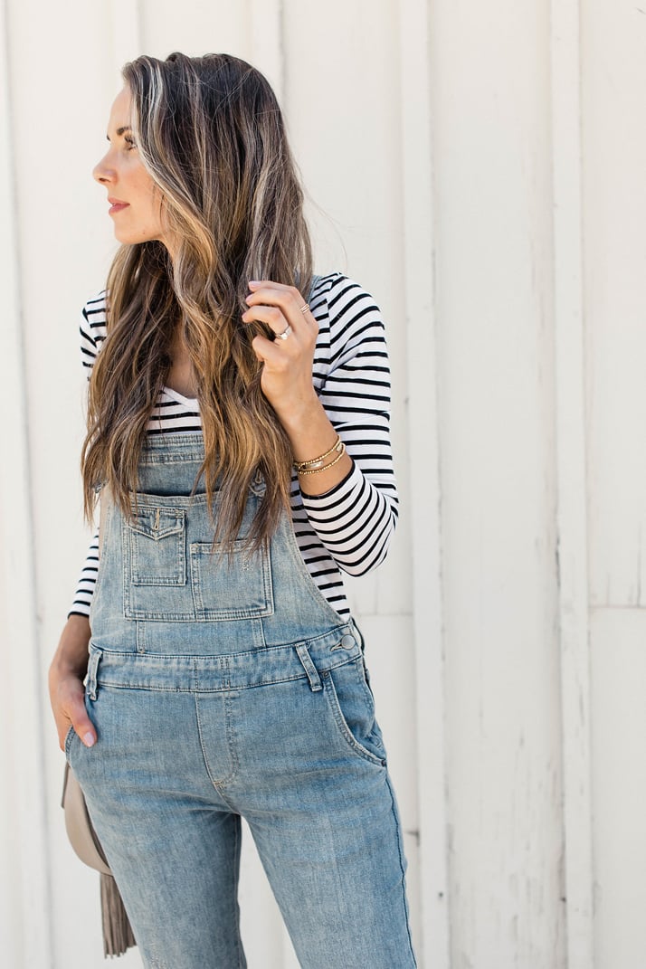 Merrick's Art Simple Overalls and Stripes