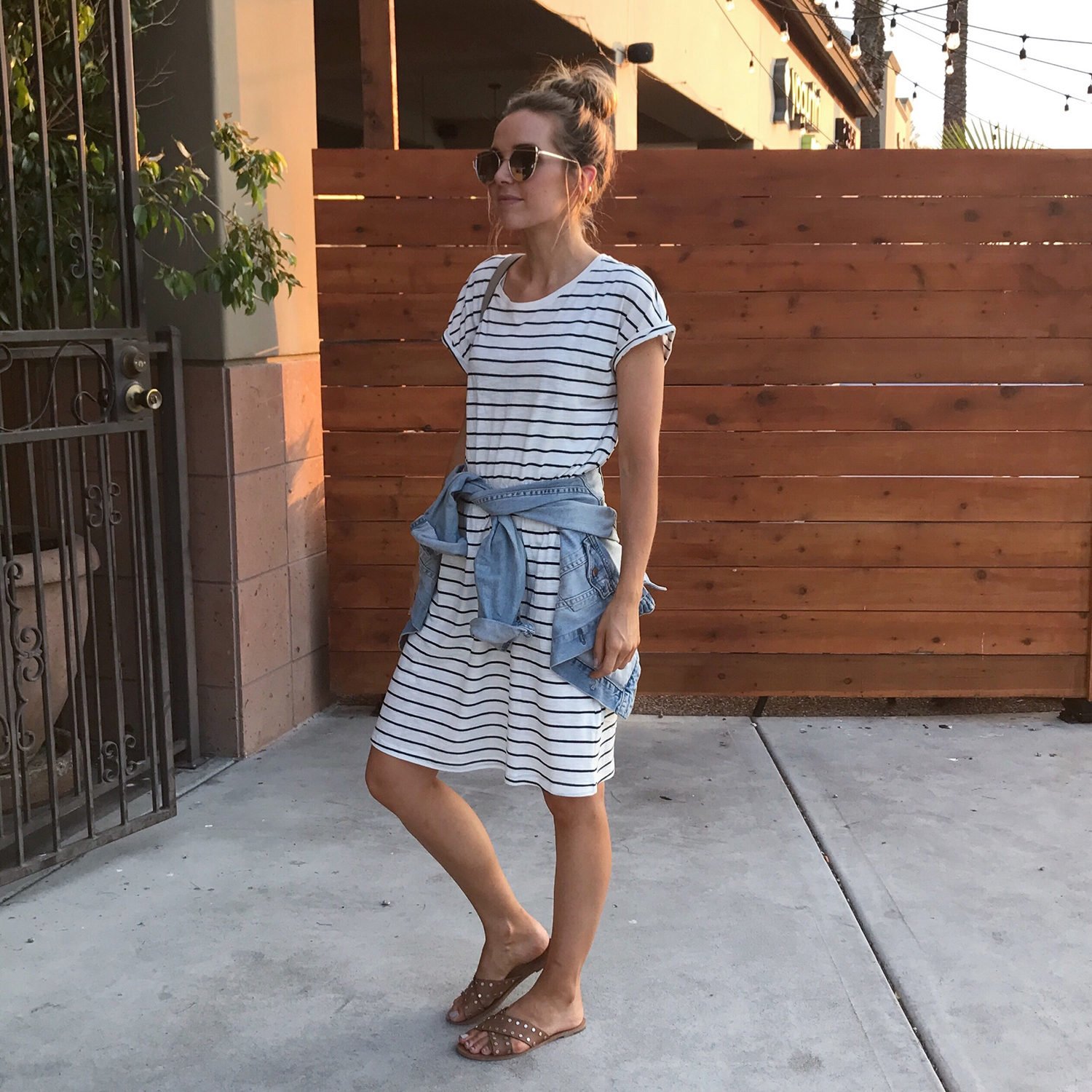 merricksart.com | Striped T-Shirt Dress
