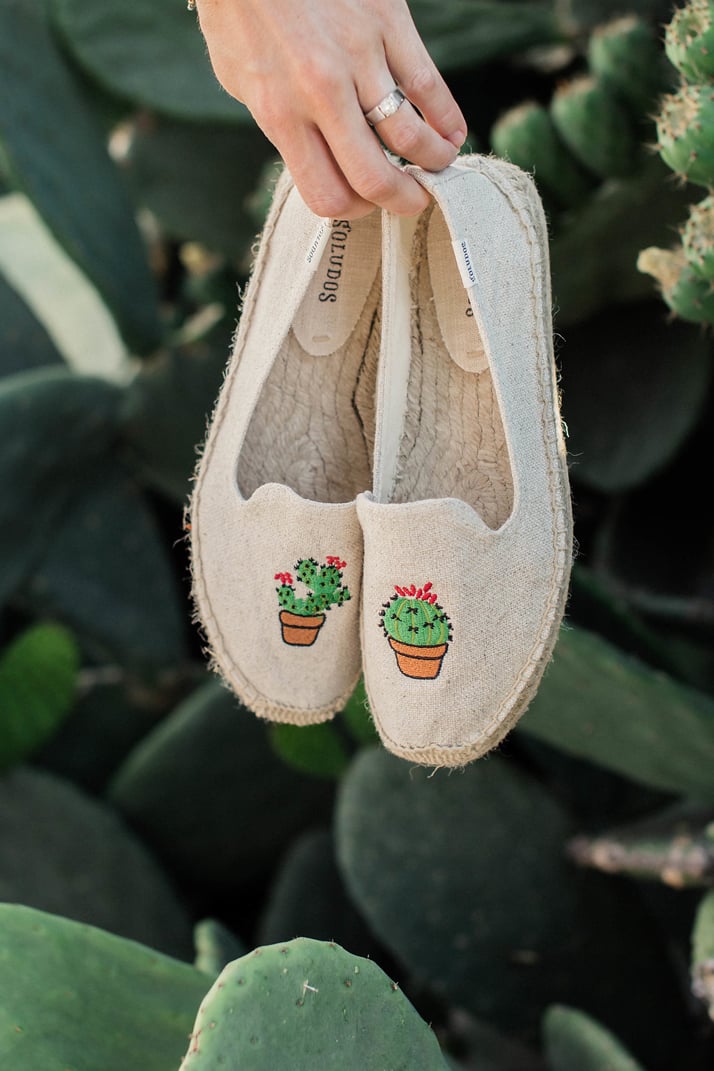 Merricksart.com | Cactus Platform Espadrilles via Soludos