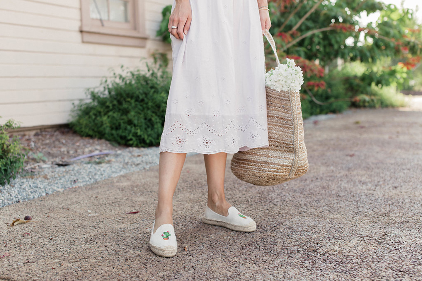 Merricksart.com | Eyelet Midi Dress