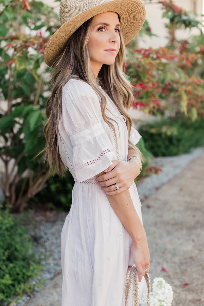 Merricksart.com | Lilac Midi Dress via Topshop at Nordstrom