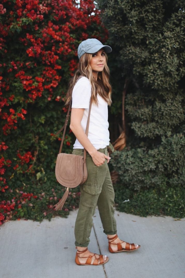 merricksart.com | olive green summer pants