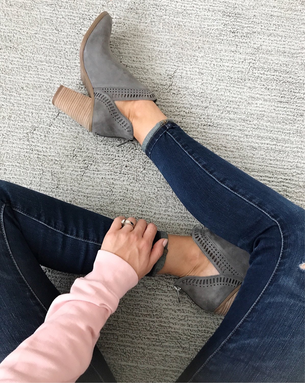 merricksart.com | gray booties