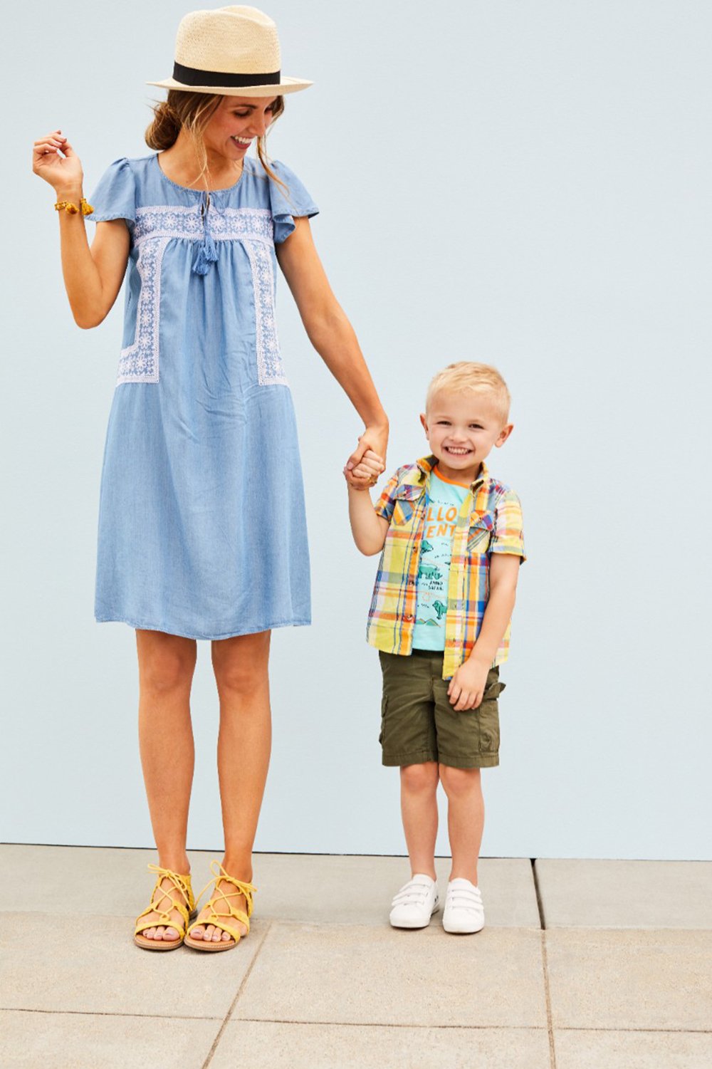 merricksart.com | chambray dress
