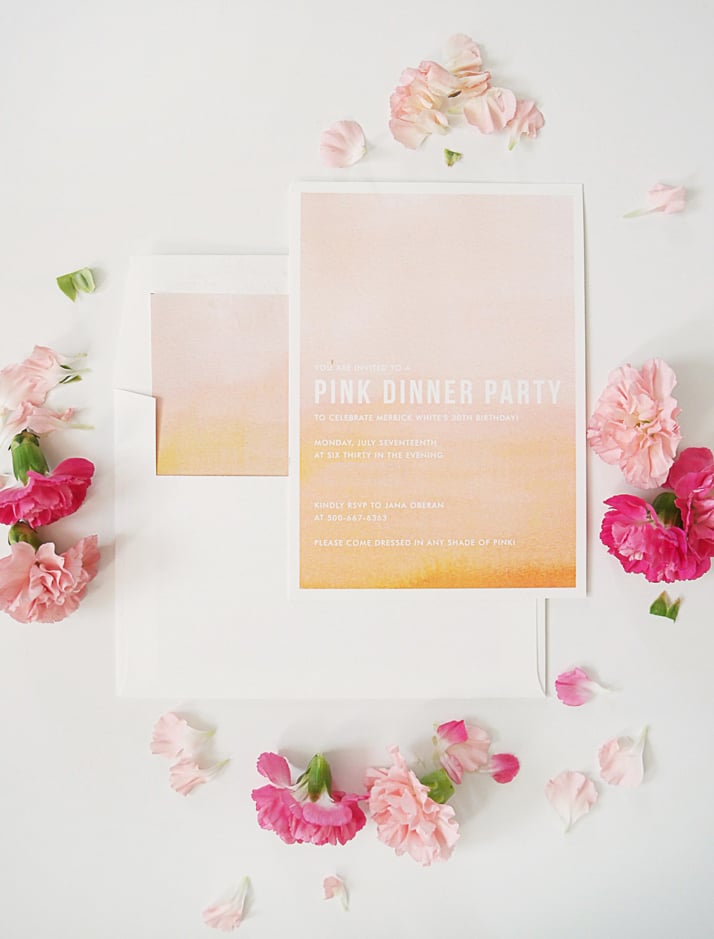Merrick's Art Minted Ombre Party Invitation