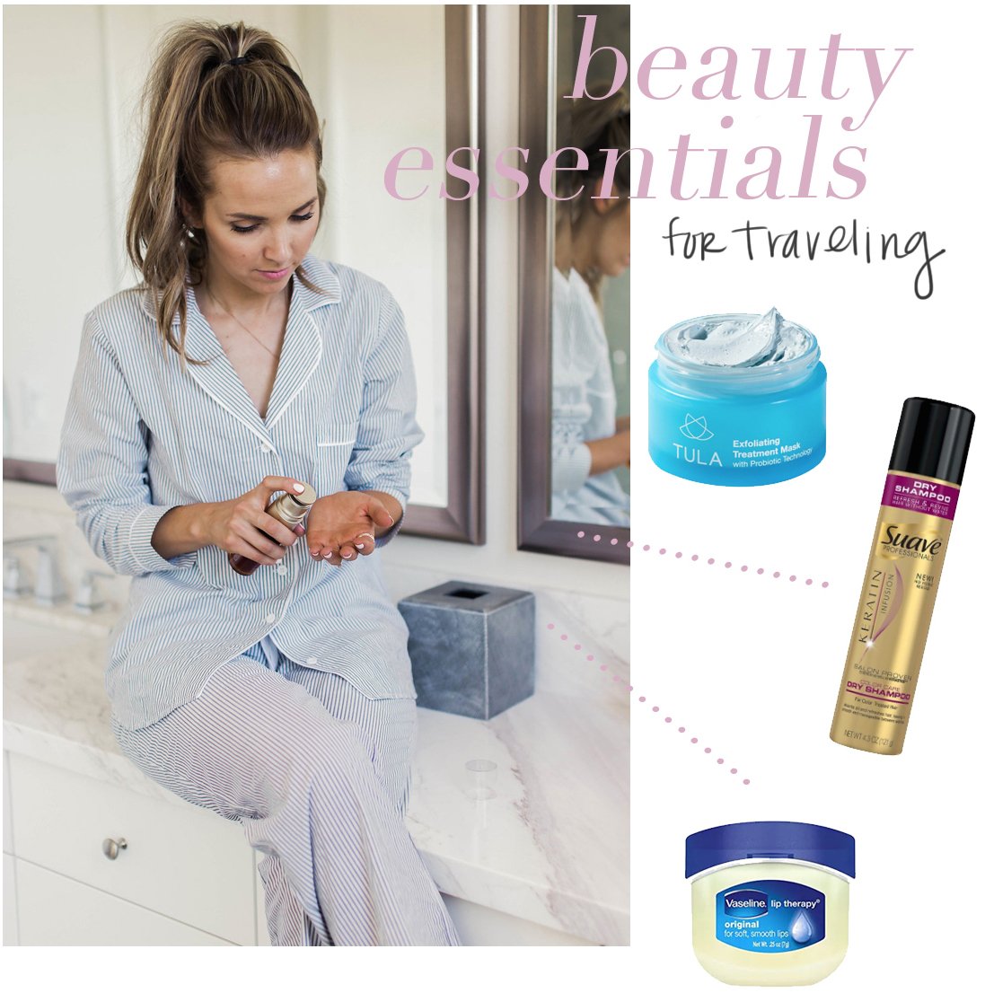 my five beauty essentials for traveling | merricksart.com