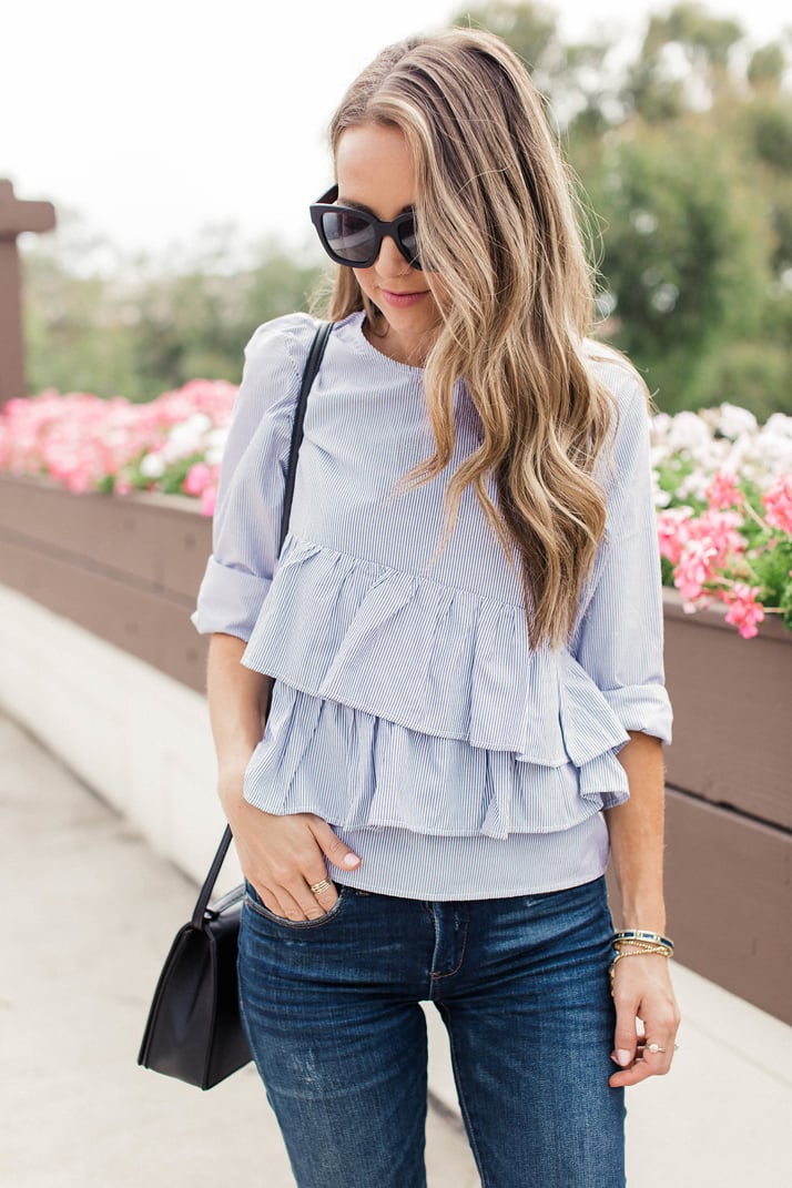 merricksart ruffle top