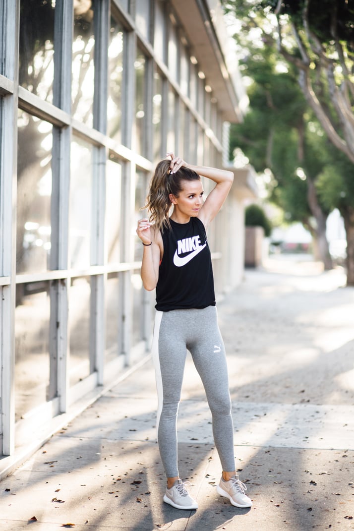 Toss your hair in a high pony so it's out of your face for running