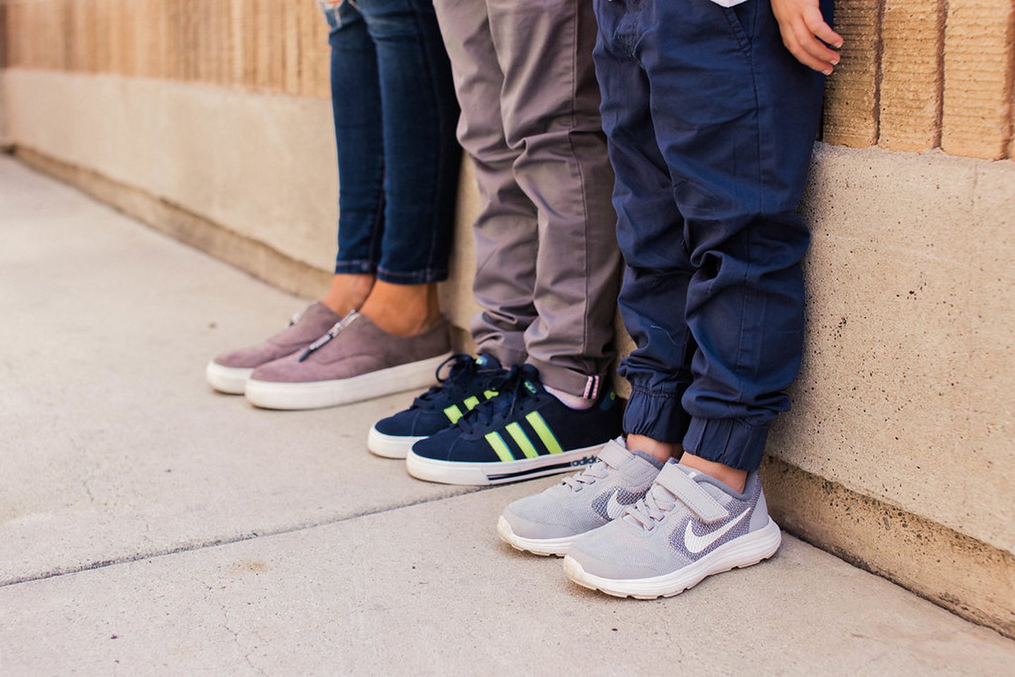 A lineup of sneakers from Rack Room Shoes