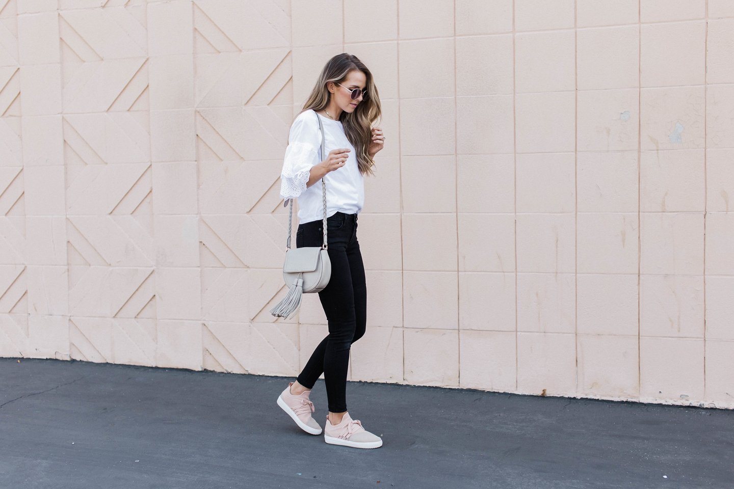 try these tips for wearing sneakers with an everyday outfit