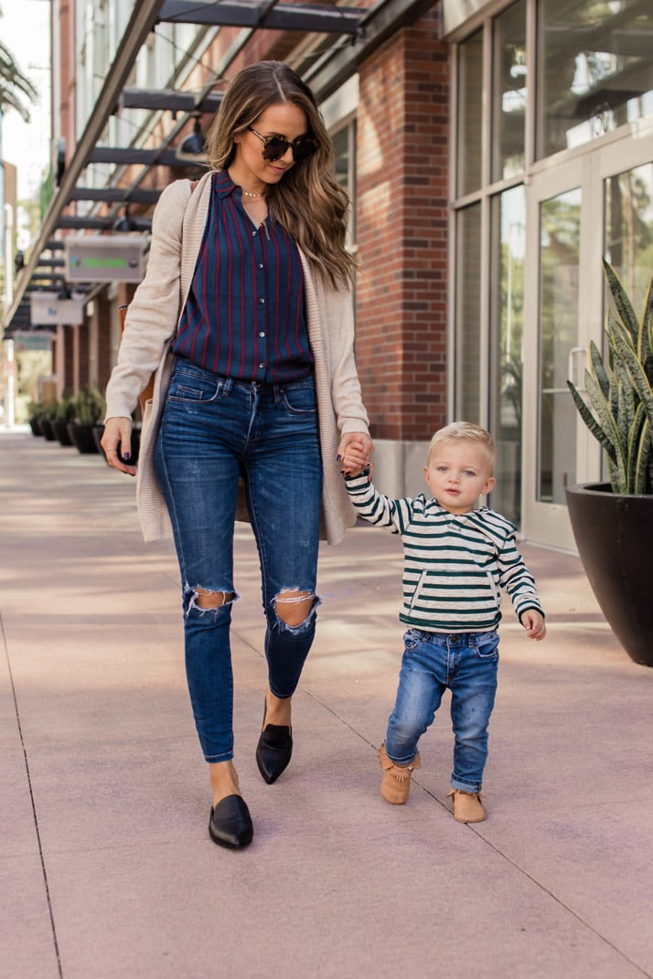 easy outfits that are perfect to transition into fall