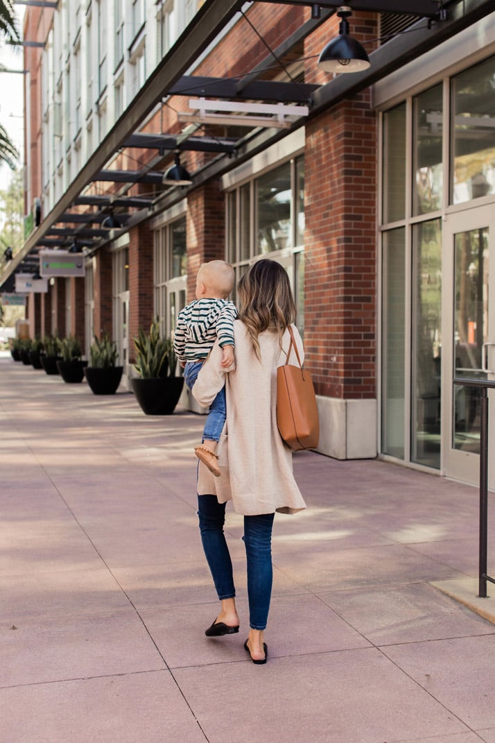 the softest oatmeal cardigan