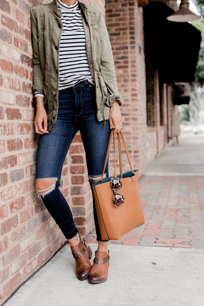the quintessential fall outfit with these Clarks boots from @macys #macys-sponsored #macyslove #macys