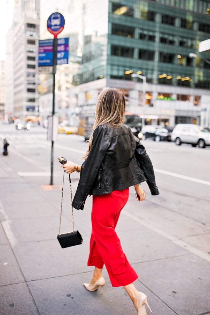 bold black and red combination